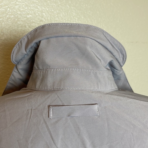 Duluth Trading Co UPF button down, Wm’s Sz Medium, gray - Picture 8 of 11